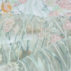 পলিয়েস্টার হাত কাটা Applique লেইস ফ্যাব্রিক বিবাহের পোশাক জন্য চমৎকার কাস্টমাইজড